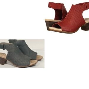 2 Pair~Clark’s Valarie James Leather Summer Sandals/Shoes, Size 7